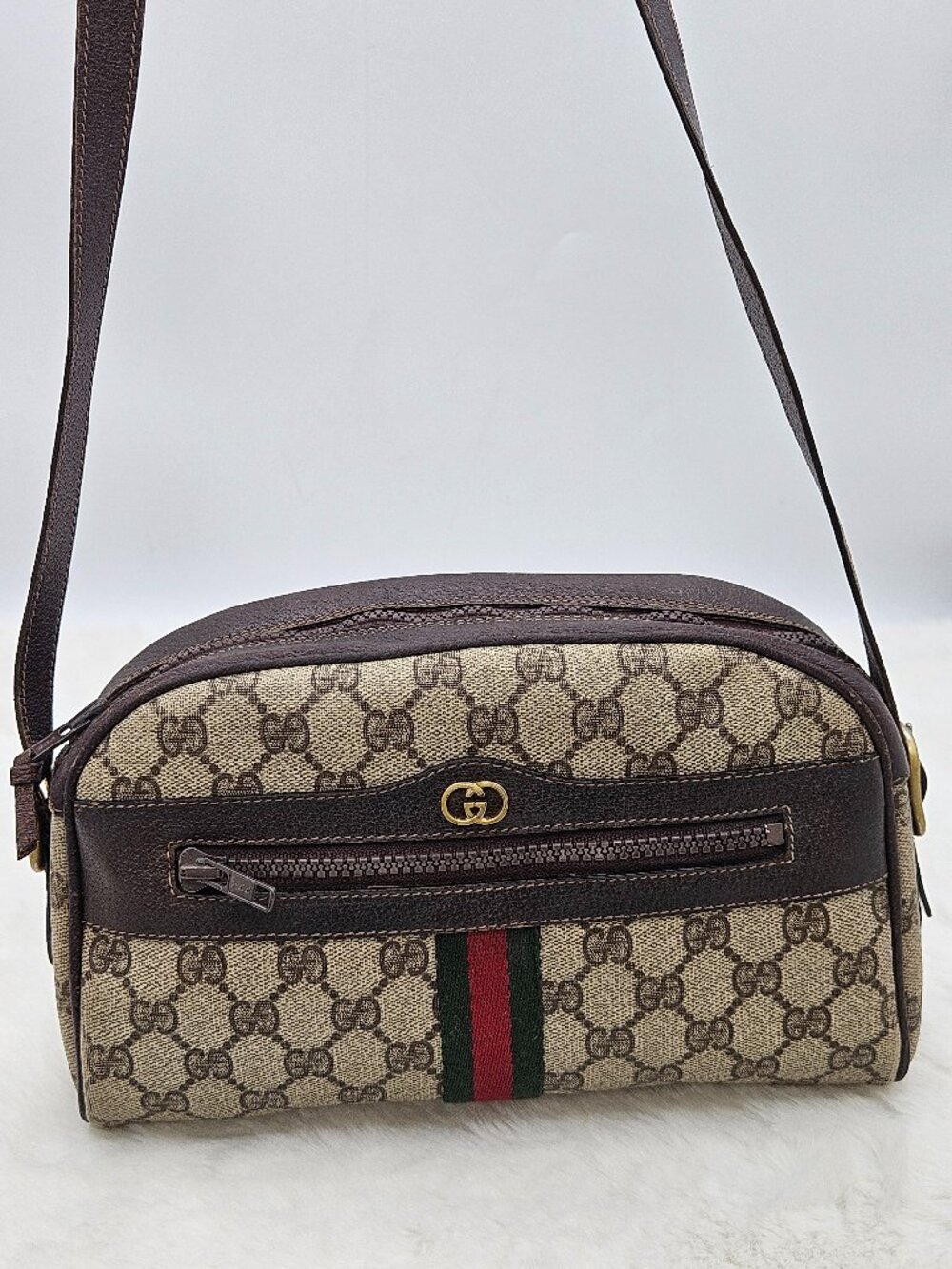 Gucci Supreme Web Sherry Line shoulder bag - Picture 1 of 17
